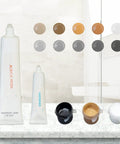 Marble Granite Repair Kit Pro Grade Color Match DIY Epoxy Resin Tint for countertop repairs with various color samples shown.