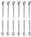 5mm X 35mm Cotter Pins Pack For Machinery, 304 Stainless Steel Hairpin Fasteners, Durable Silver 15 Pack, Anti-Corrosion