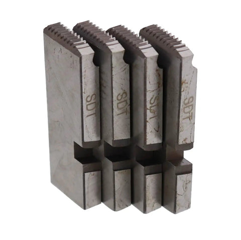 Universal NPT Right Hand Pipe Die Set For 1 Inch To 2 Inch Alloy Steel Construction Fits RIDGID Die Heads 811A 815A Replaces 47750