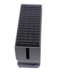 Heavy Duty Stainless Steel Spring Door Stop for Home and Office, Adjustable 20 to 60 mm, no drill installation, windproof, bottom view