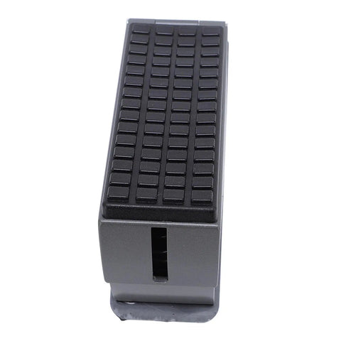 Heavy Duty Stainless Steel Spring Door Stop for Home and Office, Adjustable 20 to 60 mm, no drill installation, windproof, bottom view
