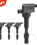 Engine Ignition Coil Pack Set For Hyundai Elantra Kona Sonata Kia Forte Optima 2.0L 2.4L L4 Replacements 2015 To 2024 Four Pack display