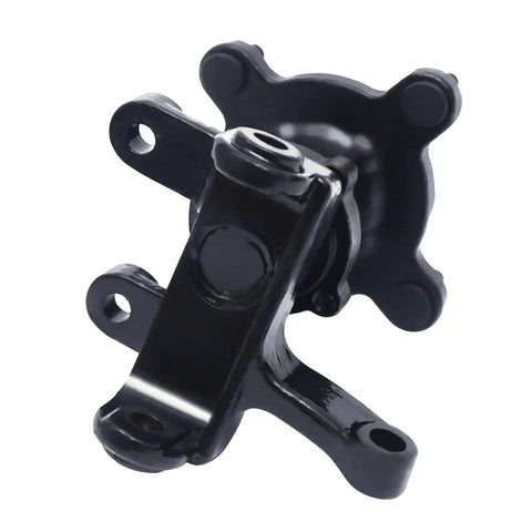 Close-up view of metal hub for 12 Inch Front Suspension Swing Arm Kit For Go Karts And ATVs DIY Ready Metal Swingarm Assembly Upper Lower Set 340mm Length Front Shock Kit Durable Go Kart Suspension Upgrade
