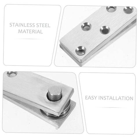 Hideaway Heavy Duty Stainless Steel Hidden Door Pivot Hinges for Solid Wood Doors Bookcase Secret Cabinet Design