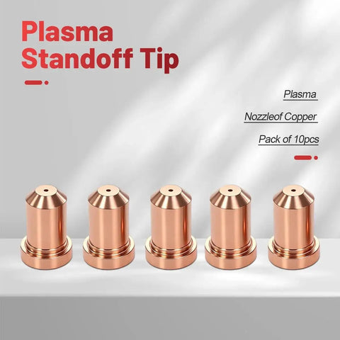 Copper plasma standoff tips from 24 Pack Plasma Cutter Consumables Kit For Tomahawk 1000 LC65 LC65M