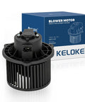Front HVAC Heater Blower Motor Fan For Kia Soul 2014 To 2019 1.6L And 2.0L Hatchback showing black fan design with packaging.