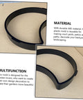 Crescent Moon Paver Molds For DIY Garden Pathway And Patio Paving Moon Shaped Floor Molds Durable ABS Plastic Easy To Handle