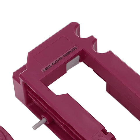 Hinge router template from Door Hinge And Latch Installation Kit With Plastic Mortiser Template For 1 3 Eighth Or 1 3 Quarter Inch Doors