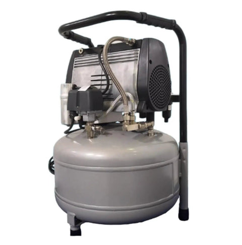 Compact Portable 6-4 Low Noise Air Compressor For Industrial Use. Robust Sealed Construction Delivers Stable Gas Supply And Heavy Duty Performance. Durable, Quiet Operation Keeps The Work Area Chill Without Cutting Corners On Power Or Efficiency. Perfect