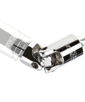 Close-up of universal joint from Three Eighths Inch Drive Shallow And Deep Twelve Point Socket And Ratchet Set Pro Grade With Case