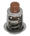 Thermostat And Seals Kit For Johnson Evinrude Outboard Motors Replacement 5 To 235 HP, 60C/143F Thermostat copper and steel close-up