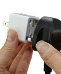 Must Have US Type A Travel Plug Adapter Converts European UK Indian Australian Chinese Brazilian And Other Plug Types To USA Outlets 2 Prong Ungrounded Travel Converter Being Used