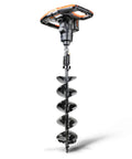 Earth Auger Power Head With Steel 6 Inch By 30 Inch Bit Ultra Duty Cordless Electric With Lithium Ion Battery And Charger