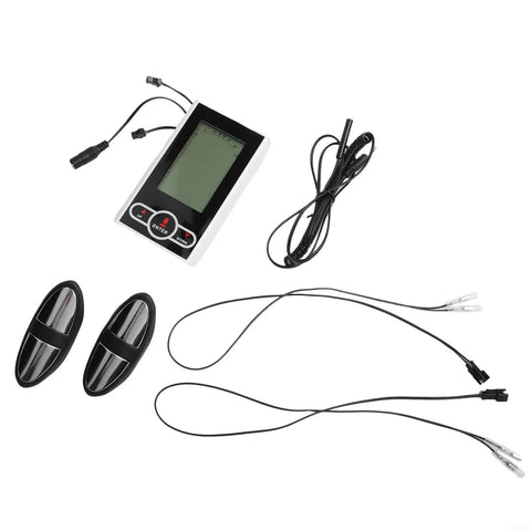 Replacement Exercise Bike Monitor Speedometer For Stationary Bikes And Ellipticals with cables and HR sensors