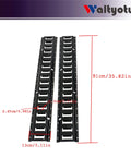 Heavy Duty Two Pack Track Tie Down Rails For Vans And Trailers Rock Solid Galvanized Steel with multiple anchor slots.