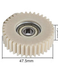 Close-up of 36 Tooth Electric Bike Planetary Gears With Bearing Nylon And Iron Cover 47.5x13.5mm showing gear diameter