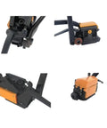 Heavy Duty Sealless Steel Strapping Tool, Manual Buckle-Free Iron Banding Machine For Secure Packaging close-up angles showing features.