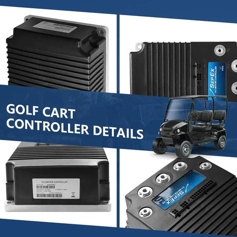 Plug And Play Golf Cart Controller 48V 400A Direct Replacement Easy Diy Install Smooth Speed Control For Star Ev Classic Electric Vehicles Direct Swap 0 To 5K Ohm Throttle Input, detailed view of the controller.