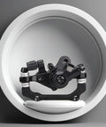 Top Tier Aluminum Alloy Mechanical Disc Brakes For Road Mountain And Folding Bikes visible from side with steel ball drive system.