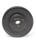 Beefy AK30 3.0 Inch OD Single Groove Web Sheave Cast Iron V Belt Pulley With 0.5 Inch Bore for V Belts front view