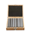 Badass 14 Piece Precision Parallel Gauge Block Set 7 Pairs Heavy Duty CNC Milling and Router Table Saw Setup Tools in wooden case.