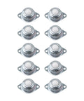 Heavy Duty Nylon Ball Casters Gliding Smooth As Butter With Quiet Roller Wheels And A Tough Galvanized Mount, 10 pack.