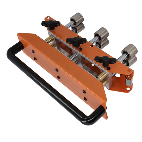 Rock Solid Roller Bender For Sheet Metal Bending 0 To 90 Degrees With Hella Adjustable Bend Height And Slick Depth Gauge For Steel Aluminum Copper Roofing Projects Precision Triple Station Base For Smooth V Shape Curves And Daily Workshop Wins