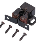 Stainless Steel Roller Catch Cabinet Latches Magnetic Door Catch For Cupboards Closets And Kitchen Furniture with screws