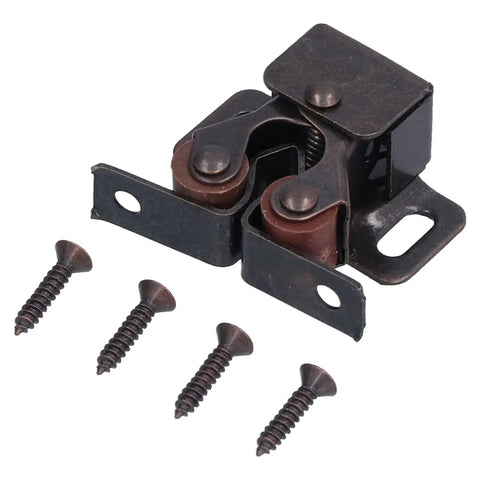 Stainless Steel Roller Catch Cabinet Latches Magnetic Door Catch For Cupboards Closets And Kitchen Furniture with screws