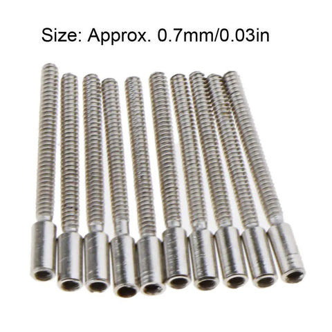 Heavy Duty Watch Stem Extender Built To Last From High Hardness Metal For Precise Winding And Repair Durable Silver Extension Bar