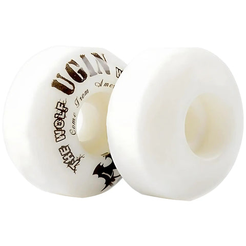 52mm 95A White Skateboard Wheels With Comprehensive Tool Kit Bearings Washers Spacers All In One Street Freestyle Setup