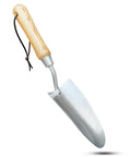 Eco Garden Trowel With Ergonomic Wood Handle 100 Percent Recycled Stainless Steel Blade Rust Resistant FSC Certified Wood Go To Tool