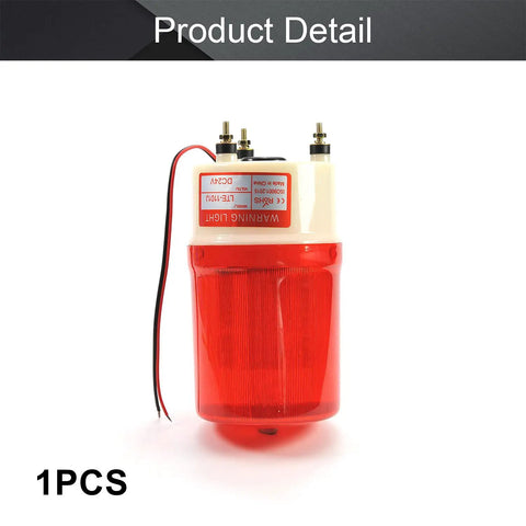 LTE1101J 24V Warning Light Industrial Signal Tower Lamp Round LED Alarm Tower Light With Continuous Plastic Construction