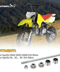 Boss Level Swing Arm Bolt And Bushing Kit For Apollo 110 DB X4 X5 X6 Dirt Bikes, Stainless Steel Bushings, Steel Bolts, Rear Suspension Upgrade, Built To Last Through Rough Trails. Fitment kit for Apollo DBX4 DBX5 DBX6 dirt bikes