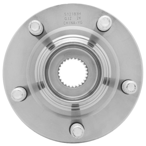 Top view of Rear Driver Or Passenger Side Premium Pre Pressed Wheel Hub Bearing Assembly Replacement For 2000 To 2004 Legacy 2000 To 2004 Outback 2003 To 2006 Baja Bolt On OE Style Hub Bearing 512183H