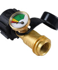 Propane Tank Gauge Level Indicator For 20 To 40 Pound Tanks With QCC1 Type1 Connection Easy Read Color Coded Dial