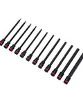 Dope 24 Piece Impact Socket Set With Star Bits T10 To T60 For Heavy Duty Car Repairs And Machine Work Plus Crv Steel Deep Sockets In Blow Mold Case, angled view