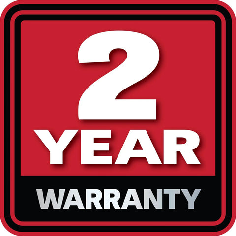 2 year warranty seal for Bad Boy Workhorse 8 Inch Angle Grinder And 2 X 48 Belt Sander Combo With 1 Horsepower Motor