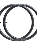 Set Of 2 26 Inch Bike Tubes 26x1.75 To 2.125 With 32mm Schrader Valve for road and mountain tires, black butyl rubber