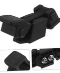 Close-up of black Hood Latch Locking Kit For 2007 To 2017 Trucks Anti Theft Hood Lock With Retainer Clip Easy Install Exterior Accessory Upgrade