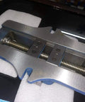 Workhorse Self Centering Vise For Drilling And Milling Machines, Fixed Base, 50 Mm Jaw, Heavy Duty Cast Iron Body, top view