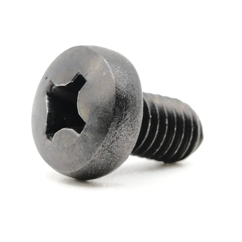 Single screw from Mercedes Rear License Plate Screws Replacement Kit Stainless Steel Black Oxide Pack Of 4 For C Class And E Class Models C300 C250 C350 E350 E300 AMG OEM Style Fit No Rattle