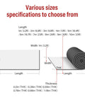 Various sizes of Badass Self Adhesive Aluminum Foil Insulation Roll With Heavy Duty Thermal Soundproof Foam shown with dimensions.