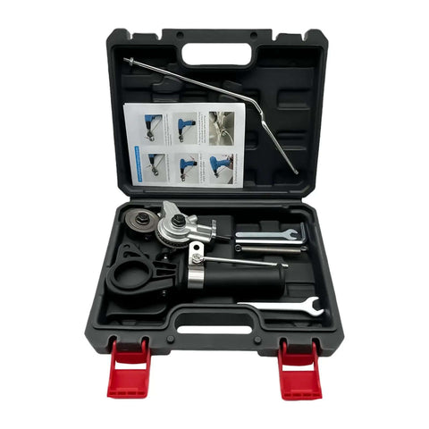 Metal Nibbler Drill Attachment Double Head For Sheet Metal Cutting Precise Versatile Drill Accessory in plastic box