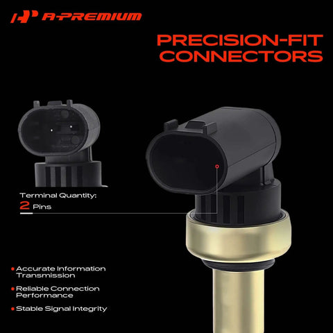 Engine Coolant Temperature Sensor Compatible With Mercedes-Benz C Class C300 C350 C63 Cls Clk Models showing precision-fit connectors close-up.