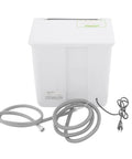 Portable Countertop Dishwasher With 360 Swishing Spray And Crisp Led Interface Nifty Compact Mini Cleaner showing power cord and hoses.