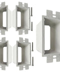 1-Gang Non-Metallic Electrical Outlet Box Extender For Power Receptacles And Switches UL Listed 5 Pack DIY with screws