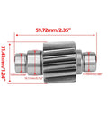 Beefed-Up High-Performance Final Drive Gear Set For GY6 150cc 180cc 200cc Scooters Moped ATV Go Kart 15 To 38T Upgrade Kit dimensions