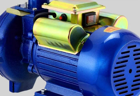 Close-up of the motor part of the 2200W Heavy Duty Electric Mill Grinder For Commercial Use Pro Grade Power High Capacity Dry Grinder