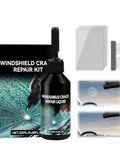 Chip And Crack Repair Kit For Windshields And Glass Quick Fix Glass Repair Fluid For Chips And Small Cracks DIY Auto Glass Repair Tools